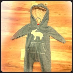 Moose onesie with ears